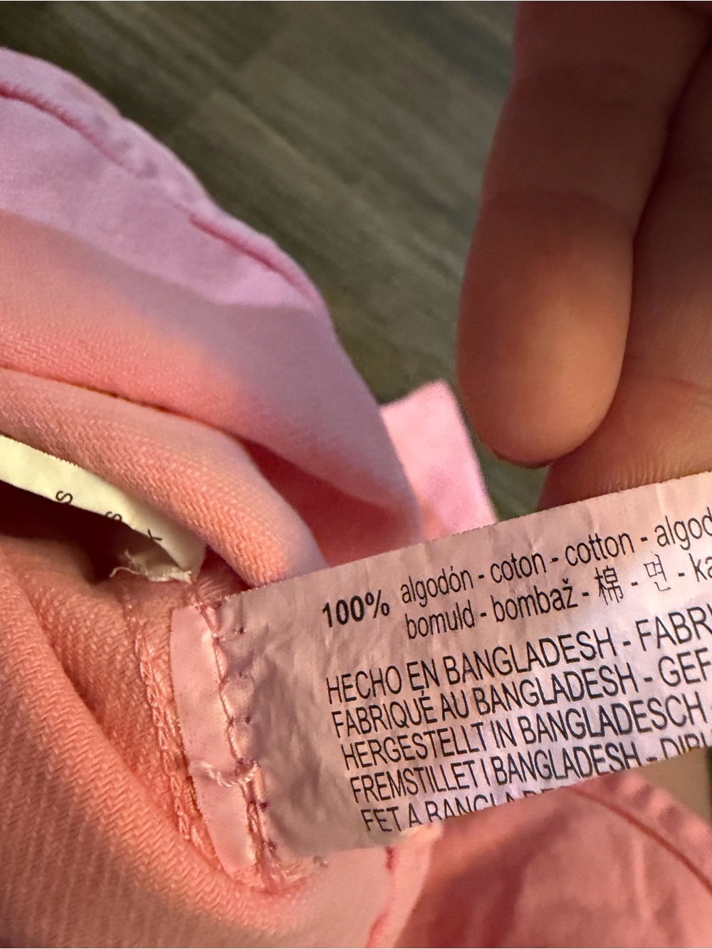 Zara Women’s Hot Pink Denim Oversized Button Up Long Sleeve Jacket Size Small - Picture 4 of 8